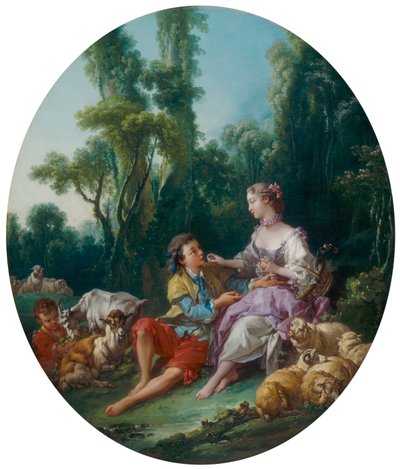 Tænker de på druen? (Pensent-ils au raisin?) af François Boucher