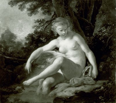 Badende nymfe af François Boucher