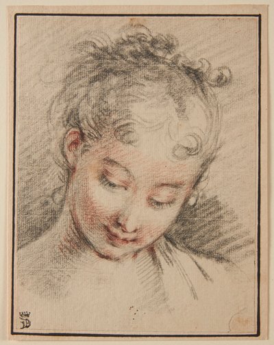 Hoved af en pige af François Boucher