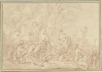 Fundet af Moses af François Boucher