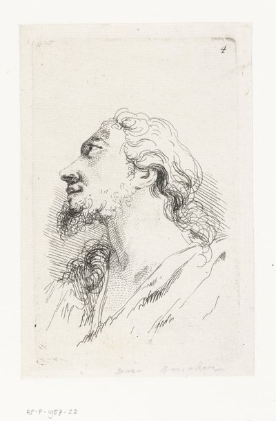 Kristi hoved af François Boucher