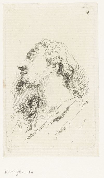 Kristi hoved af François Boucher
