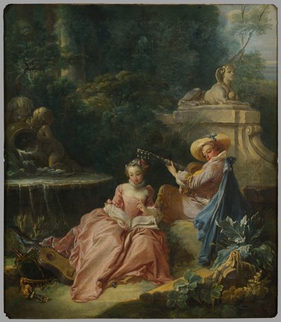 Musikundervisningen af François Boucher