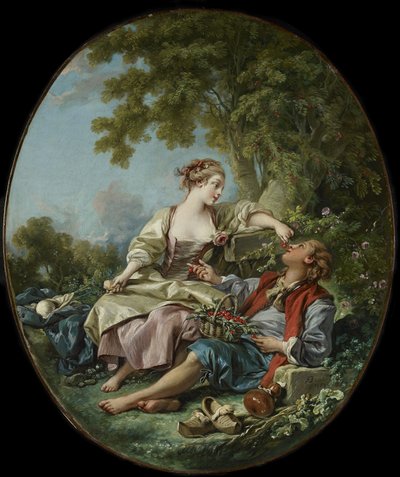 Les Sabots [Træskoene] af François Boucher