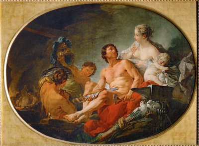 Les forges de Vulcain - Vulcans smedje ... af François Boucher