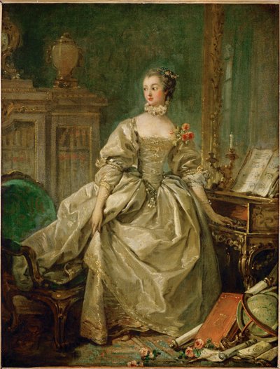Madame Pompadour... af François Boucher