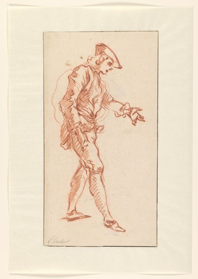 Stående jæger af François Boucher