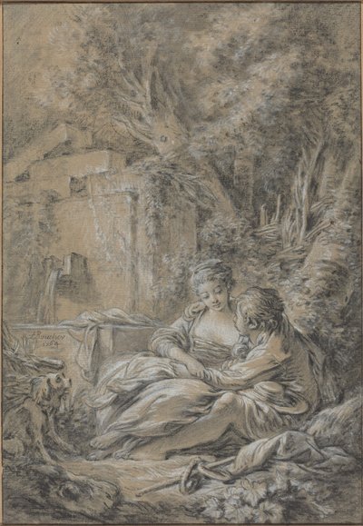 Alene sammen af François Boucher