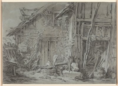 Den forfaldne gård af François Boucher