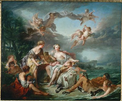 Voldtægten af Europa ... af François Boucher