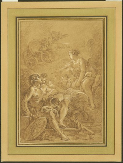 Venus befaler Vulcan at lave våben til Aeneas af François Boucher