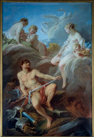 Venus beder Vulcan om våben til Enee-maleri af Francois Boucher (1703-1770) 1732 Søn. 2,52x1,75 m af François Boucher