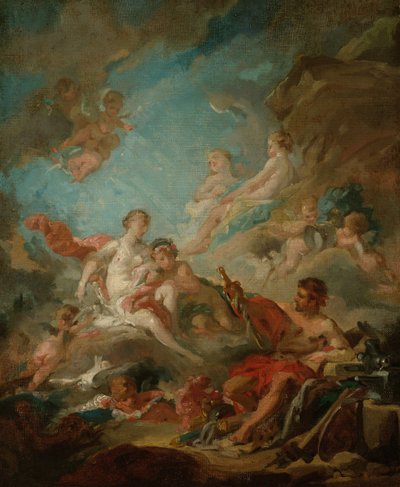 Venus i Vulcanus’ værksted af François Boucher