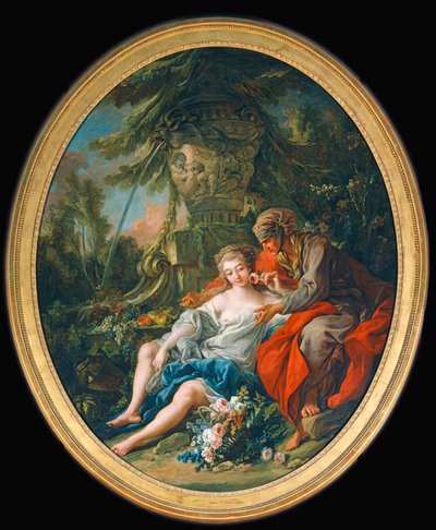 Vertumne et Pomone - Vertumnus og Pomona ... af François Boucher