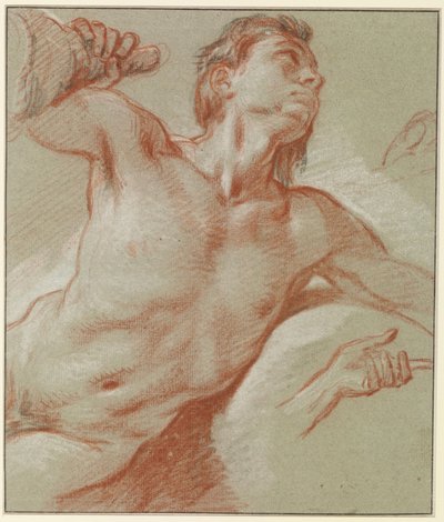 Forundersøgelse vedrørende en Triton af François Boucher