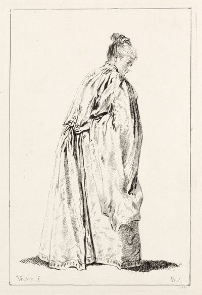Kvinde stående af François Boucher