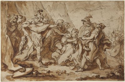 Kvinder og soldater af François Boucher