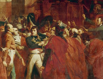 General Bonaparte ved Conseil des Cinq-cents i St... af Francois Bouchot