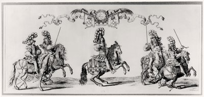 Karrusel for Ludvig XIV (1639-1715) c.1662 af Francois Chauveau