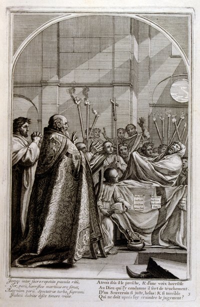 Gravering af Francois Chauveau 1680 