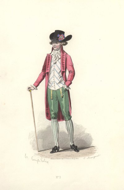Dandy, æra af Marie Antoinette. af Francois Claudius Compte Calix