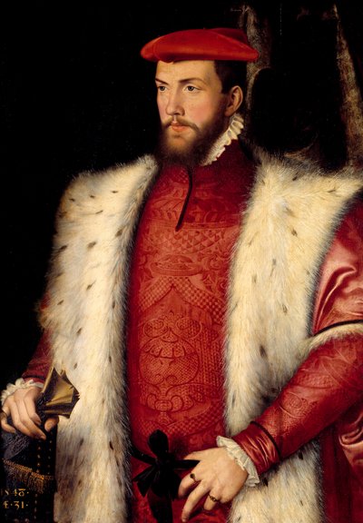Portræt af Odet de Coligny (1517-1571) Cardinal de Chatillon Maleri af Francois Clouet (1515-1572) 1500-tallet søn. 0,94x0,73 m Chantilly, Musee Conde af François Clouet