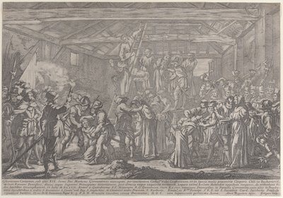 Martyrerne af Gorchum, 1630-87. af Francois Collignon