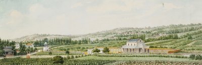 En togstation i udkanten af Paris, 1846 af Francois Debret