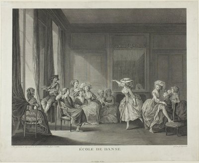 Danseskole af Francois Dequevauviller