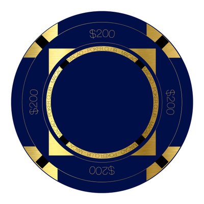 PokerChip, 2015, digital, af Francois Domain