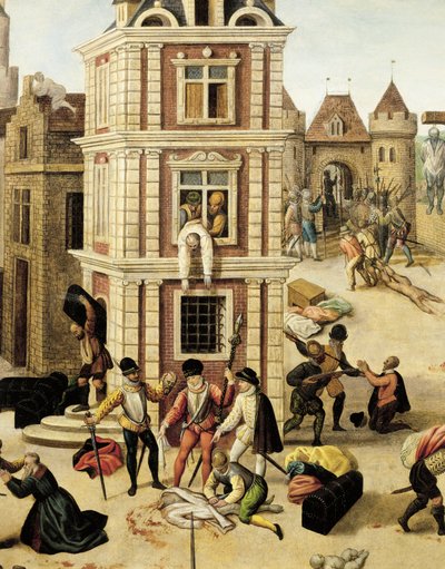 Schweiz, Lausanne, Bartholomews nat, nærbillede af Francois Dubois