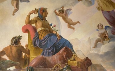 Studiet og Genia vier det gamle Egypten til Grækenland af Francois Edouard Picot