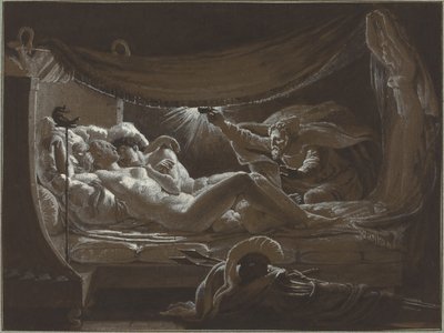 Vulcan opdager Venus og Mars af Francois Edouard Picot