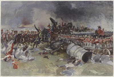 Slaget ved Waterloo af Francois Flameng