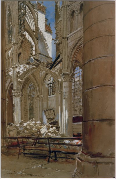Soissons, 18. maj 1915 af Francois Flameng