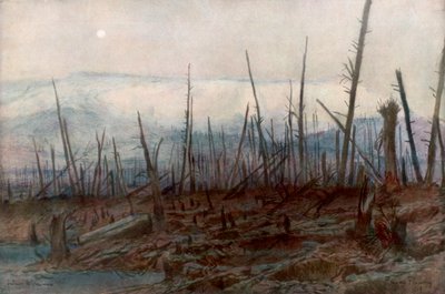 The Cliff of Craonne, c1917, 1926. af Francois Flameng