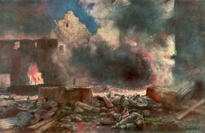 Lessard-gården, mellem Marizy og Neuilly Saint Front, Frankrig, 18. juli 1918, 1926. af Francois Flameng
