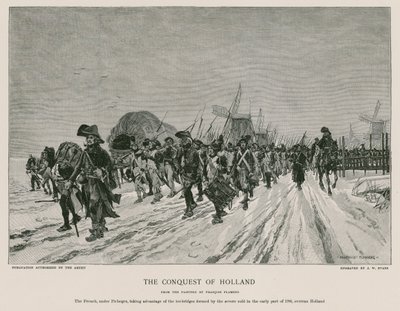 Erobringen af Holland af Francois Flameng