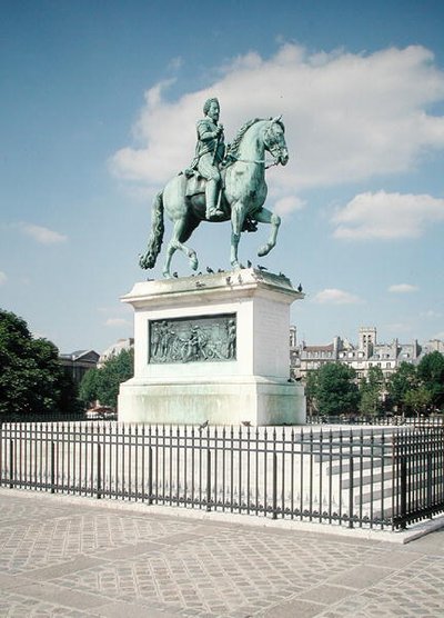 Rytterstatue af Henri IV (1553-1610) 1818 (bronze) af Francois Frederic Lemot