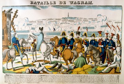 Slaget ved Wagram, 1809, c1835 af Francois Georgin