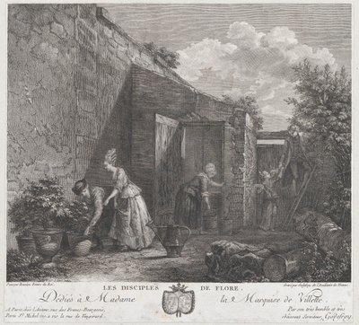 Floraens disciple, 1778. af Francois Godefroy