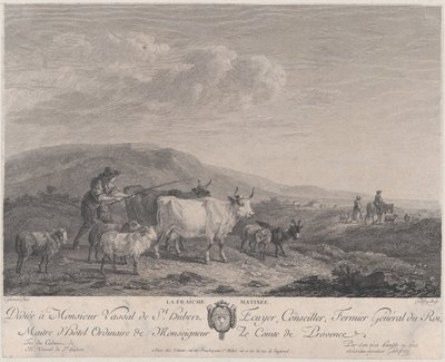 Den friske morgen, slutningen af det 18., begyndelsen af det 19. århundrede. af Francois Godefroy