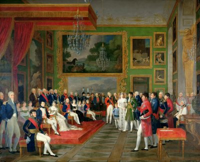 Prins Eugène de Beauharnais og prinsesse Augusta af Bayerns bryllup, 13. januar 1806 af Francois Guillaume Menageot