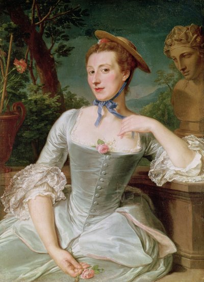 Madame de Pompadour af Francois Hubert Drouais