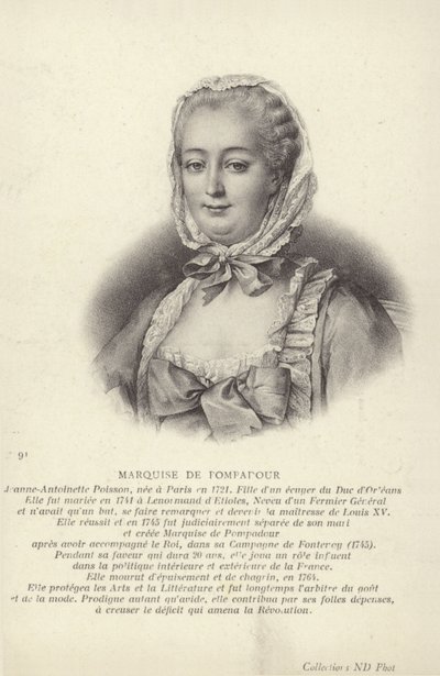 Marchione af Pompadour af Francois Hubert Drouais