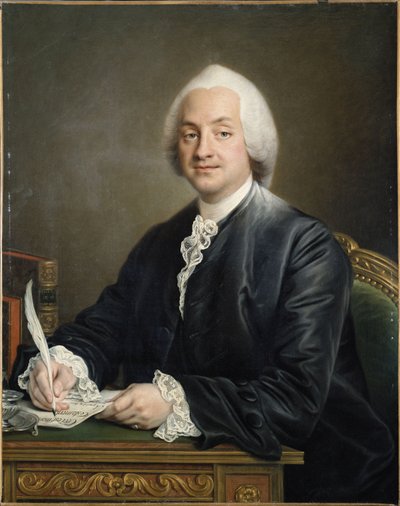 Portræt af Denis Paul Le Pot de la Fontaine. 1772 af Francois Hubert Drouais