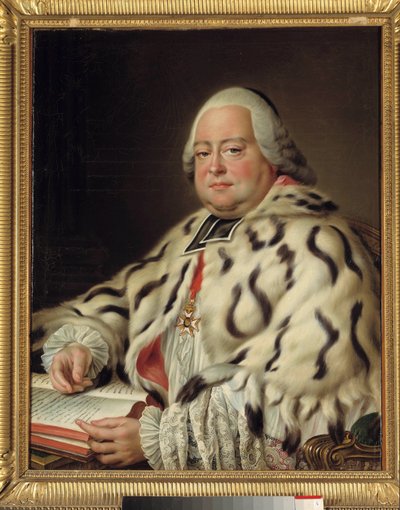 Portræt af Francois Camille de Lorraine, ridder af Malta (1726-1788) Abbe af Saint Victor af Marseille, stordekan for kapitlet i katedralen i Strasbourg Maleri af Francois Hubert Drouais (1727-1775) 1700-tallet. Svag. 0,79 x 0,64 m. Versailles, af Francois Hubert Drouais