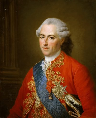 Portræt af kong Ludvig XV 1710-1774 af Francois Hubert Drouais