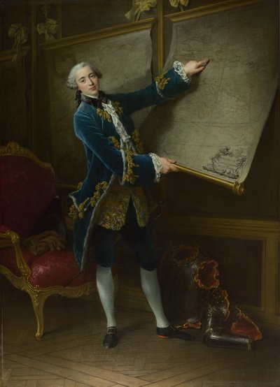 Comte de Vaudreuil, 1758 af Francois Hubert Drouais