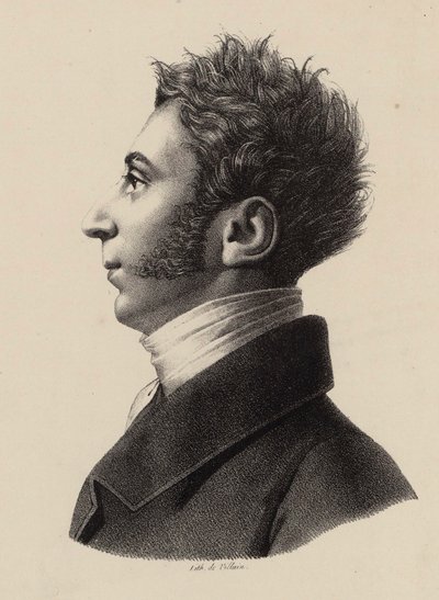 Portræt af Franz Xavier Wolfgang Mozart 1791-1844, 1820